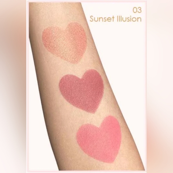 2 FOR $20. Kleancolor "Treble Flush - Sunset Illusion" Blush Trio - Picture 4 of 4